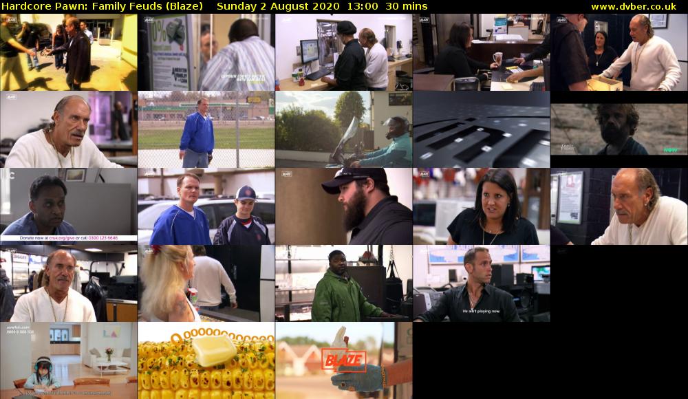 Hardcore Pawn: Family Feuds (Blaze) Sunday 2 August 2020 13:00 - 13:30