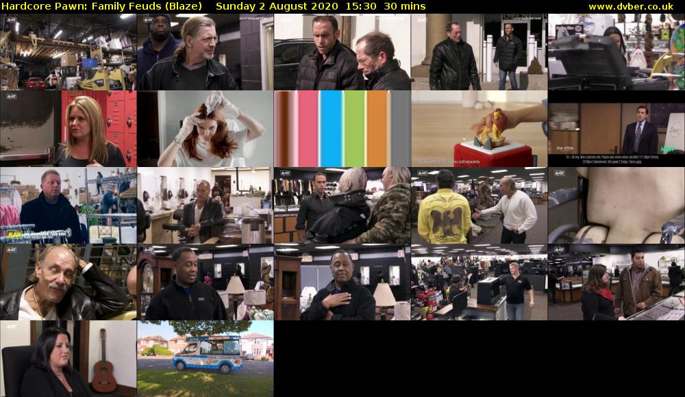 Hardcore Pawn: Family Feuds (Blaze) Sunday 2 August 2020 15:30 - 16:00