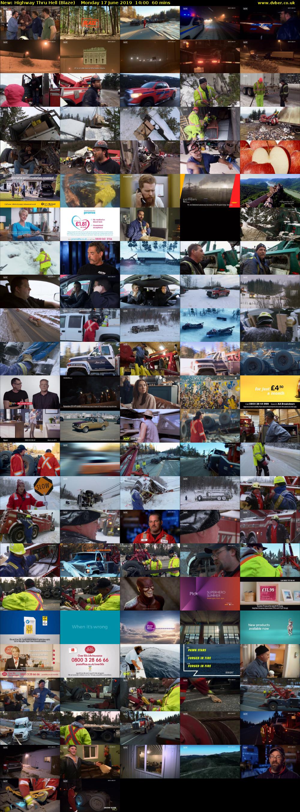 Highway Thru Hell (Blaze) Monday 17 June 2019 14:00 - 15:00