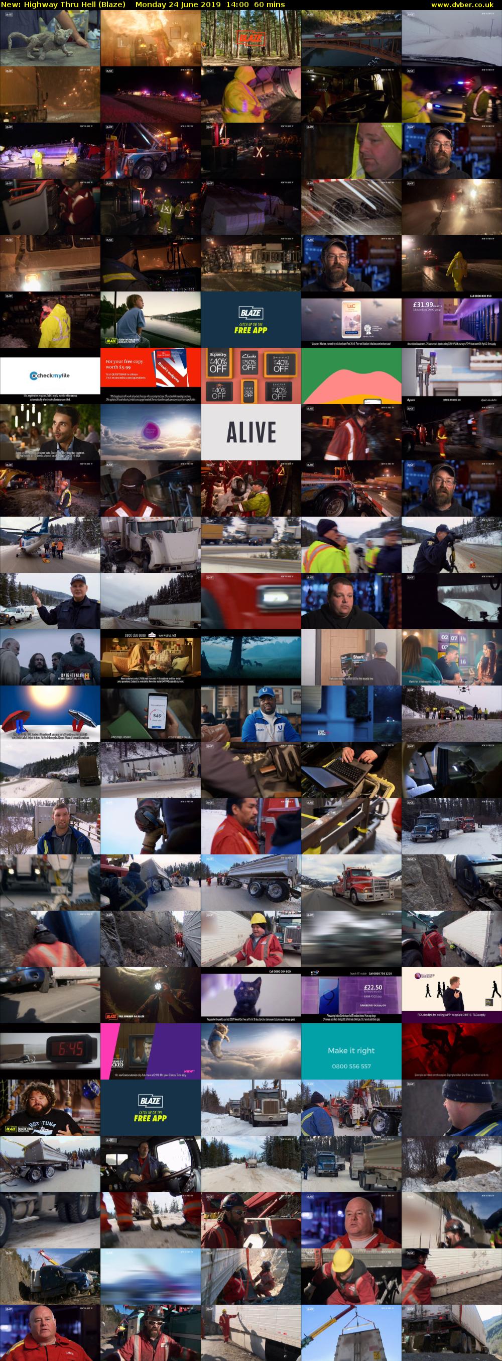 Highway Thru Hell (Blaze) Monday 24 June 2019 14:00 - 15:00