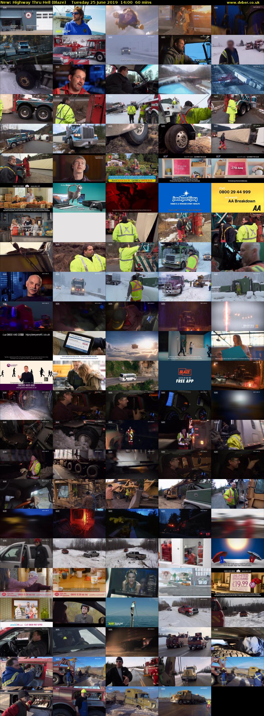 Highway Thru Hell (Blaze) Tuesday 25 June 2019 14:00 - 15:00