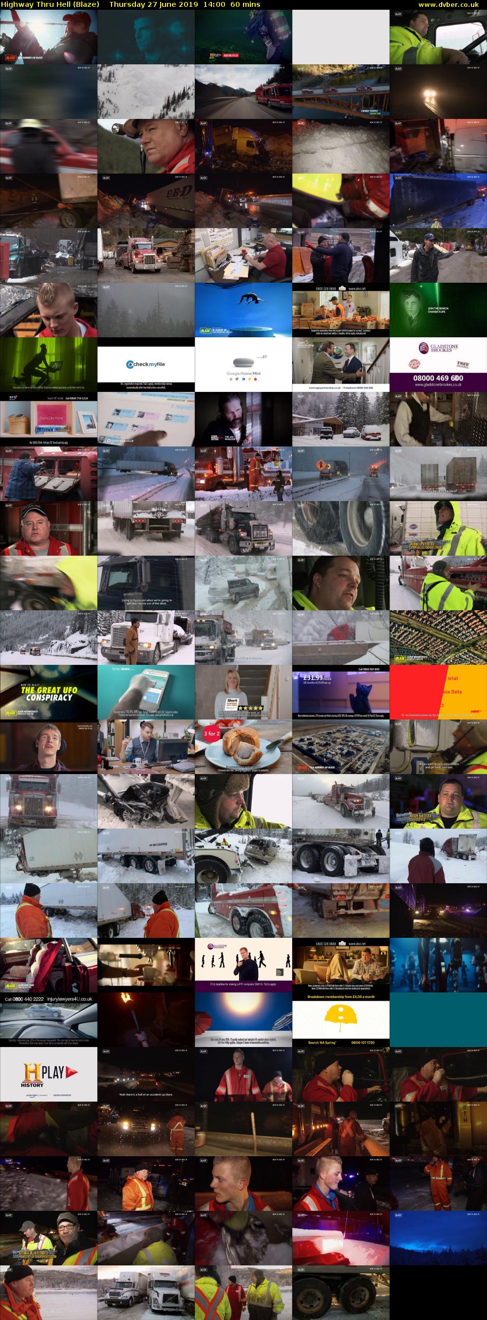 Highway Thru Hell (Blaze) Thursday 27 June 2019 14:00 - 15:00