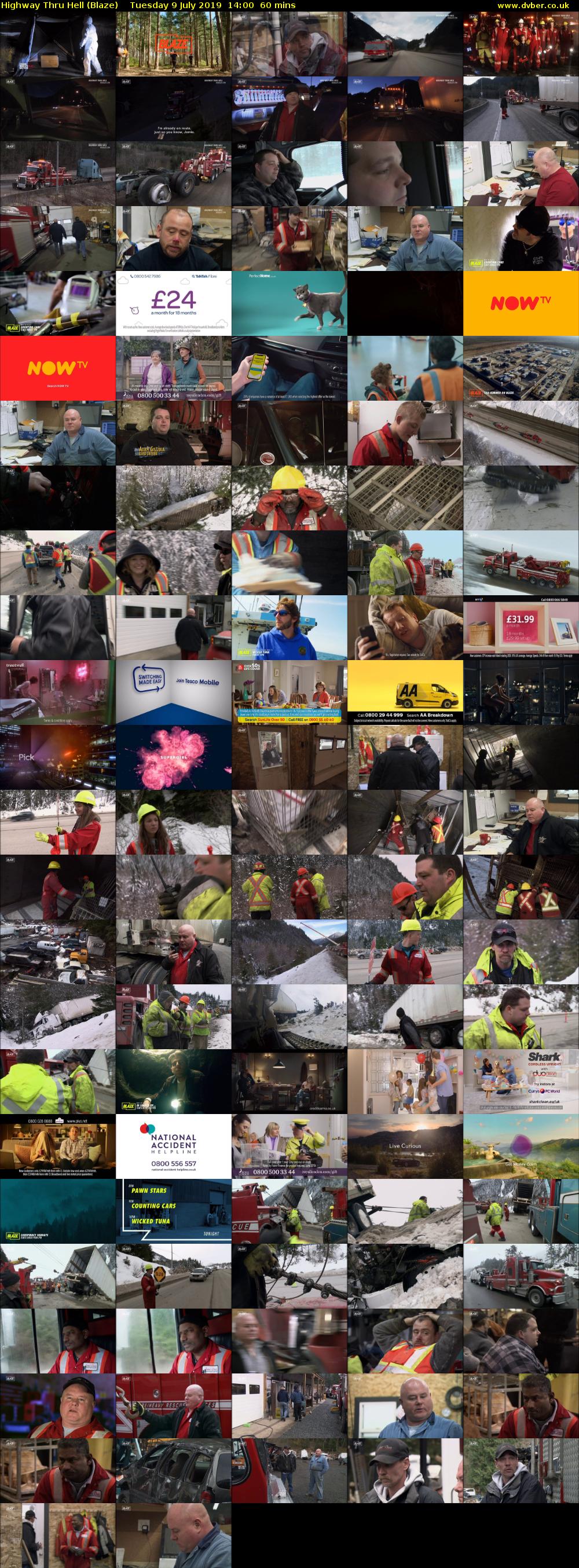 Highway Thru Hell (Blaze) Tuesday 9 July 2019 14:00 - 15:00