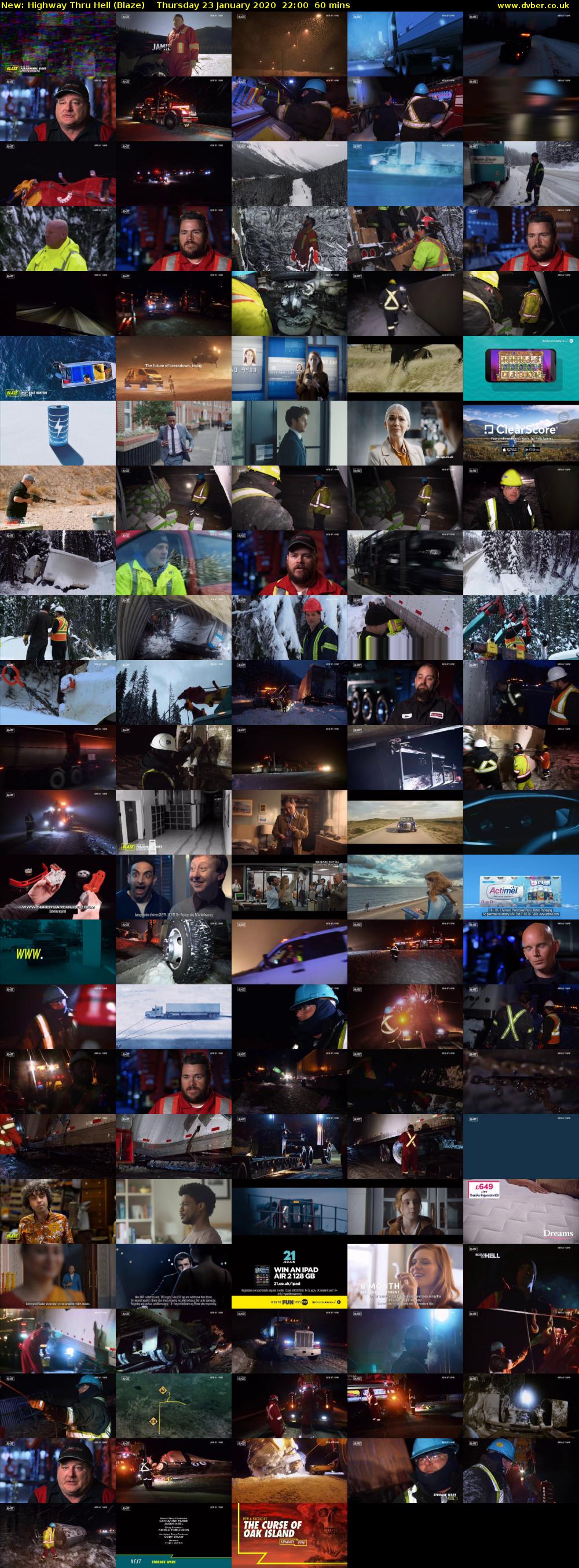 Highway Thru Hell (Blaze) Thursday 23 January 2020 22:00 - 23:00