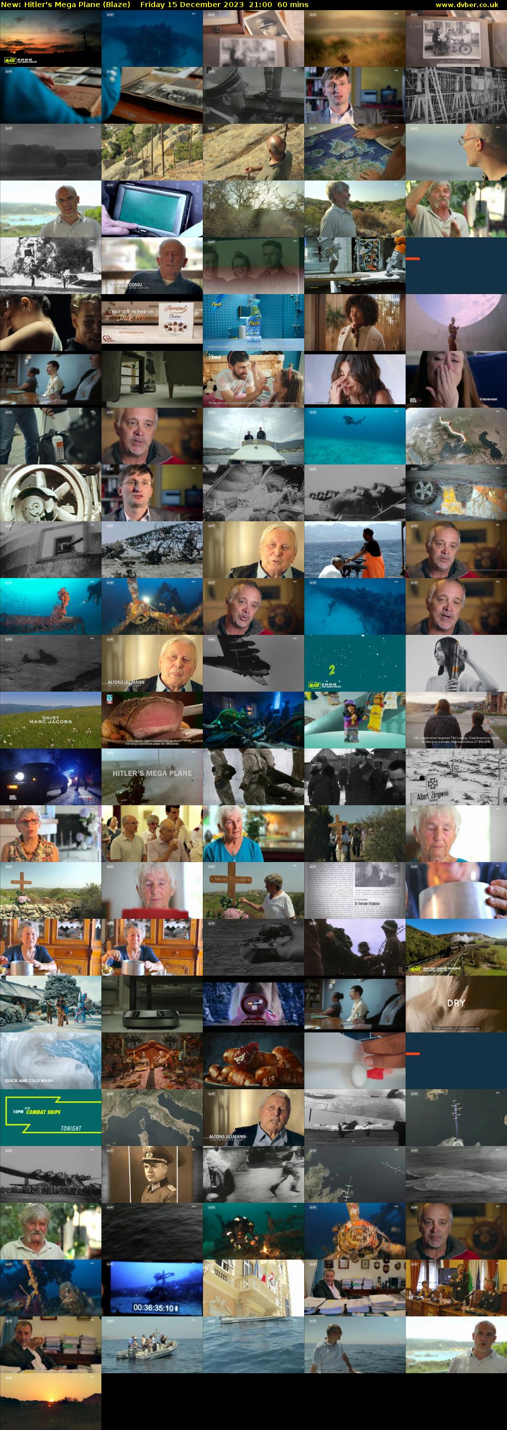 Hitler's Mega Plane (Blaze) Friday 15 December 2023 21:00 - 22:00