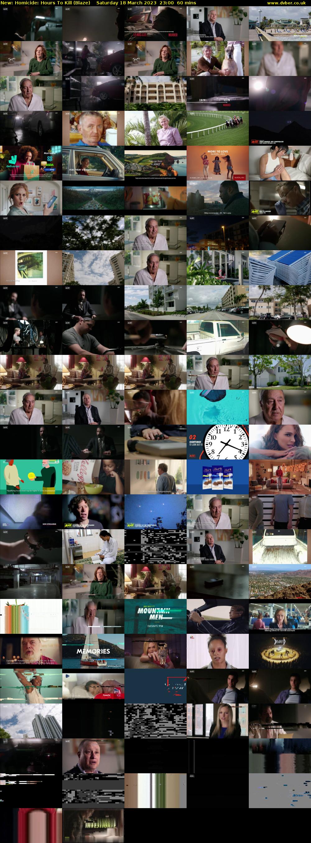 Homicide: Hours To Kill (Blaze) Saturday 18 March 2023 23:00 - 00:00