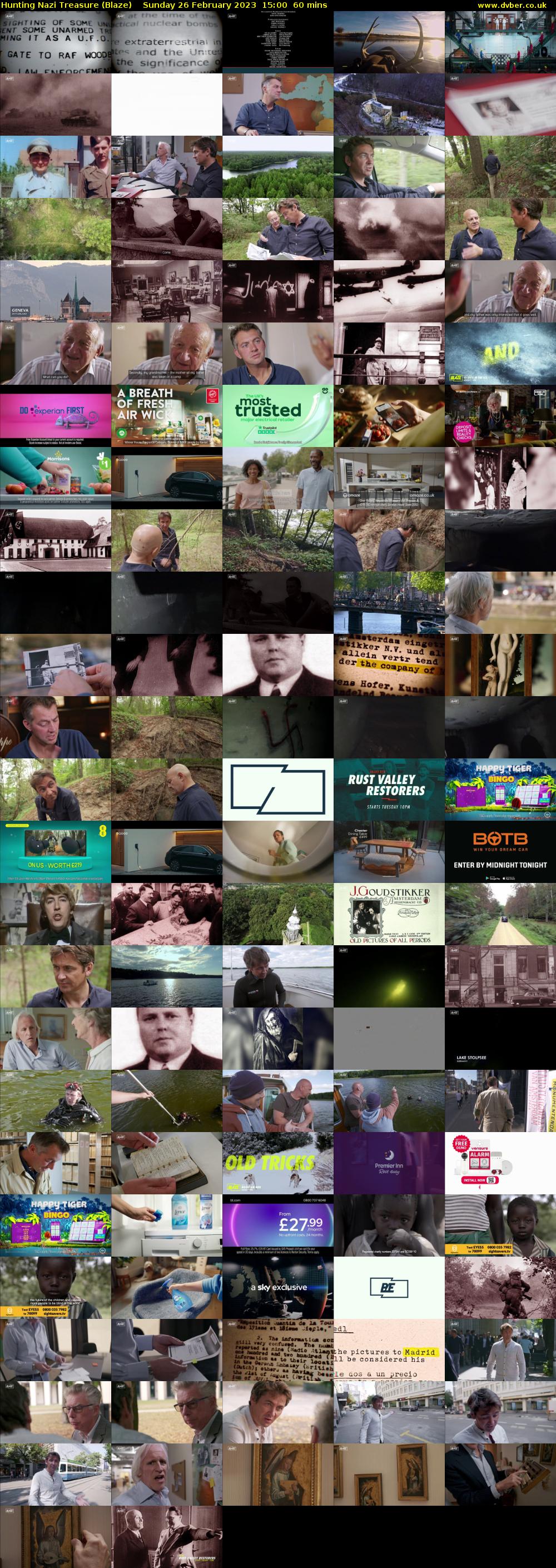 Hunting Nazi Treasure (Blaze) Sunday 26 February 2023 15:00 - 16:00