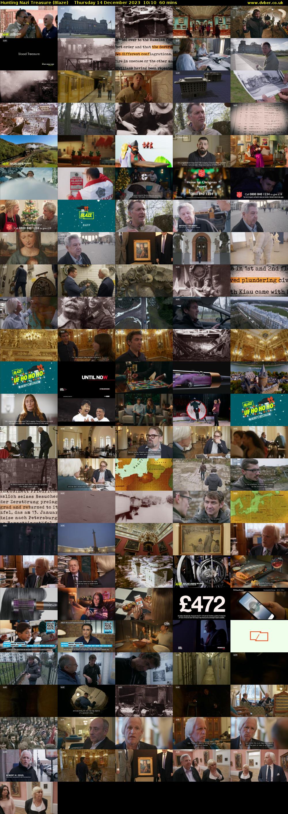 Hunting Nazi Treasure (Blaze) Thursday 14 December 2023 10:10 - 11:10