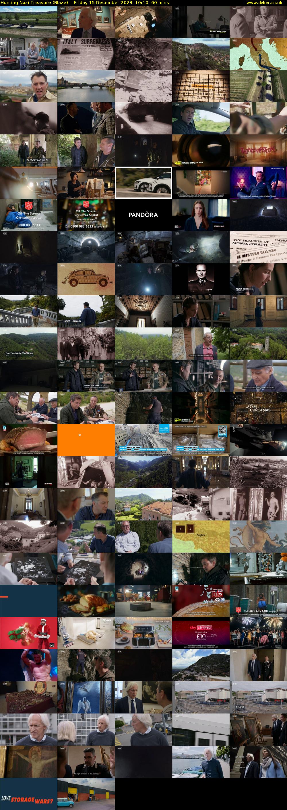 Hunting Nazi Treasure (Blaze) Friday 15 December 2023 10:10 - 11:10