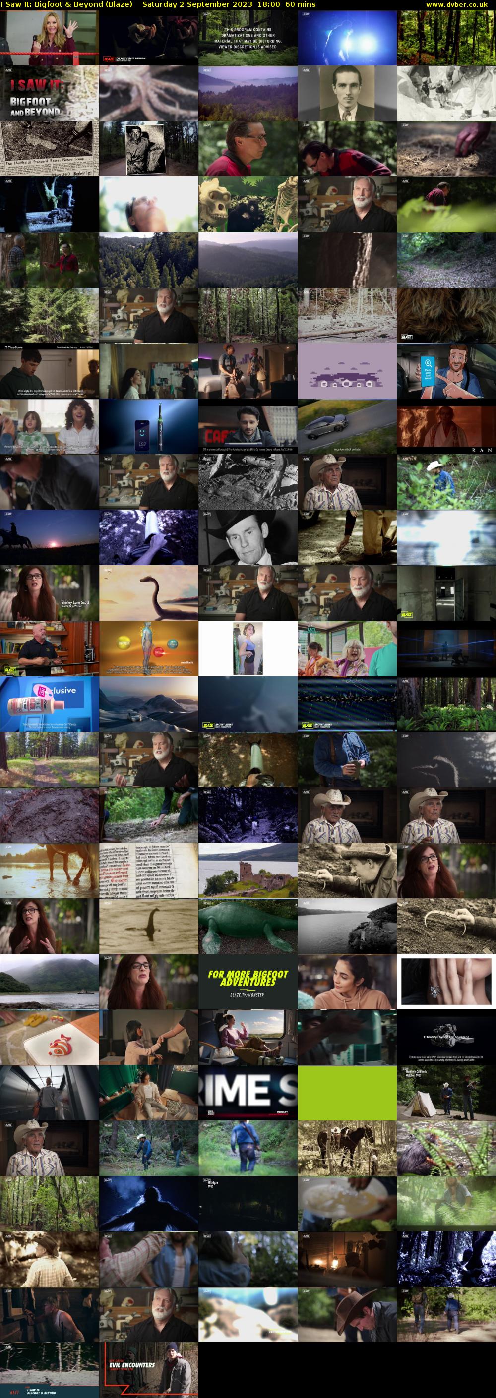 I Saw It: Bigfoot & Beyond (Blaze) Saturday 2 September 2023 18:00 - 19:00