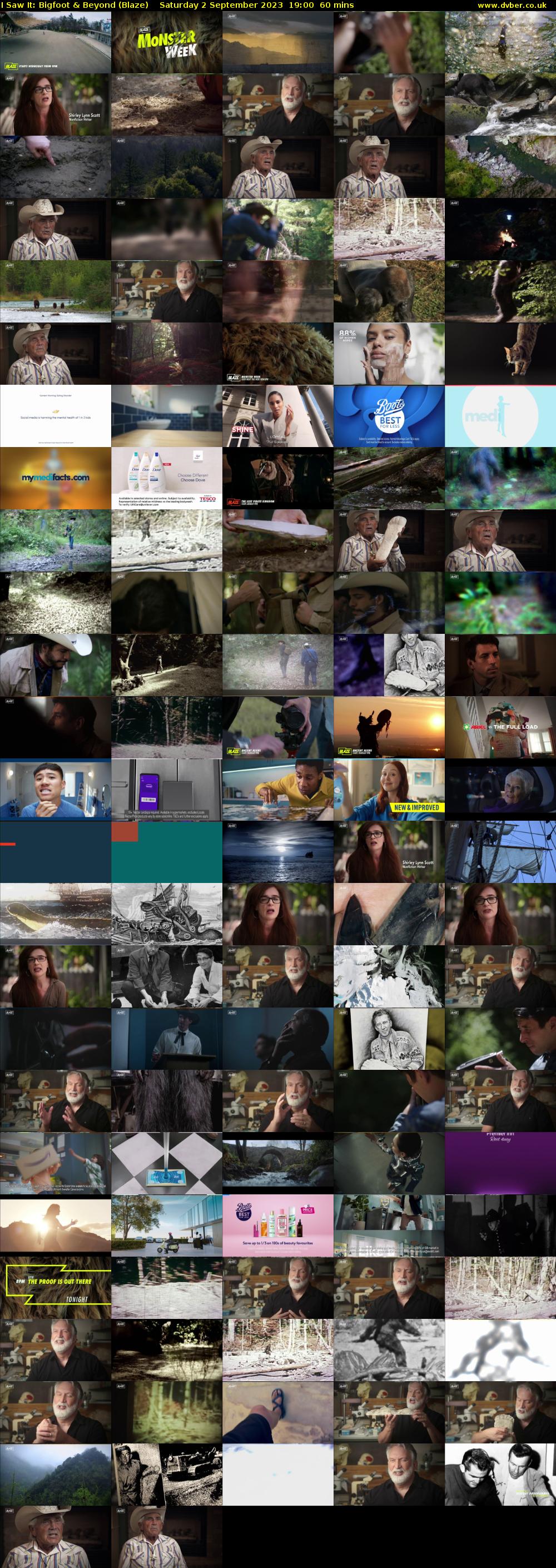 I Saw It: Bigfoot & Beyond (Blaze) Saturday 2 September 2023 19:00 - 20:00
