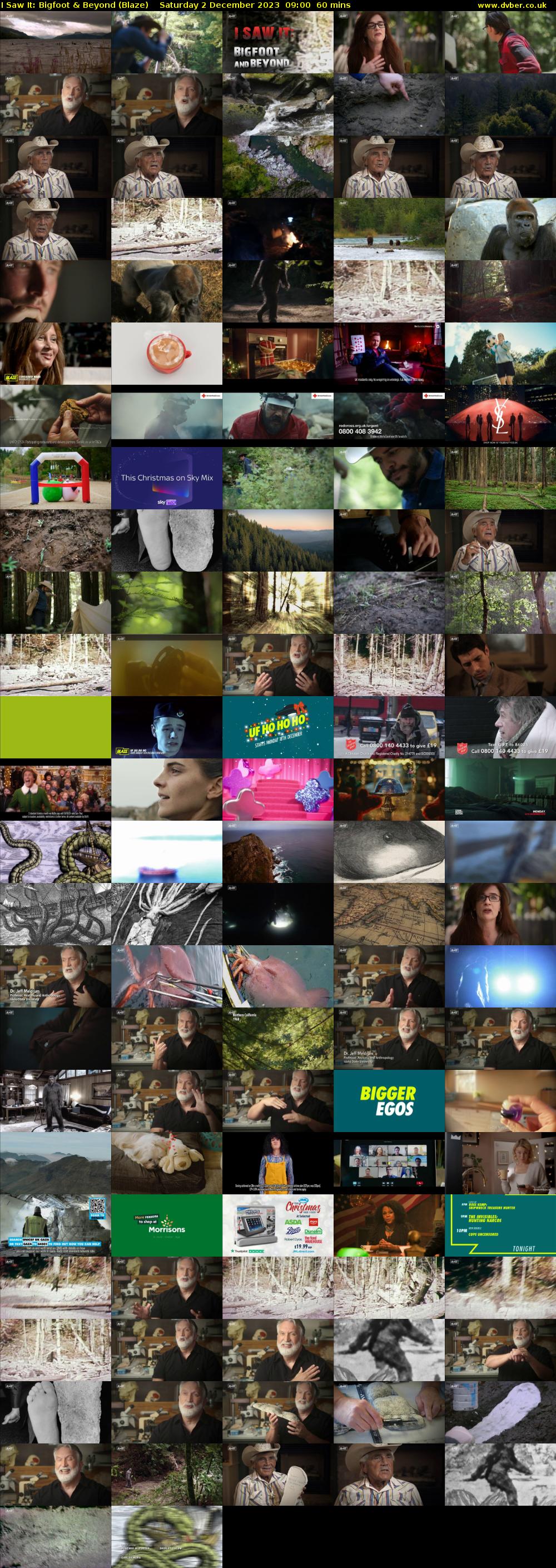 I Saw It: Bigfoot & Beyond (Blaze) Saturday 2 December 2023 09:00 - 10:00