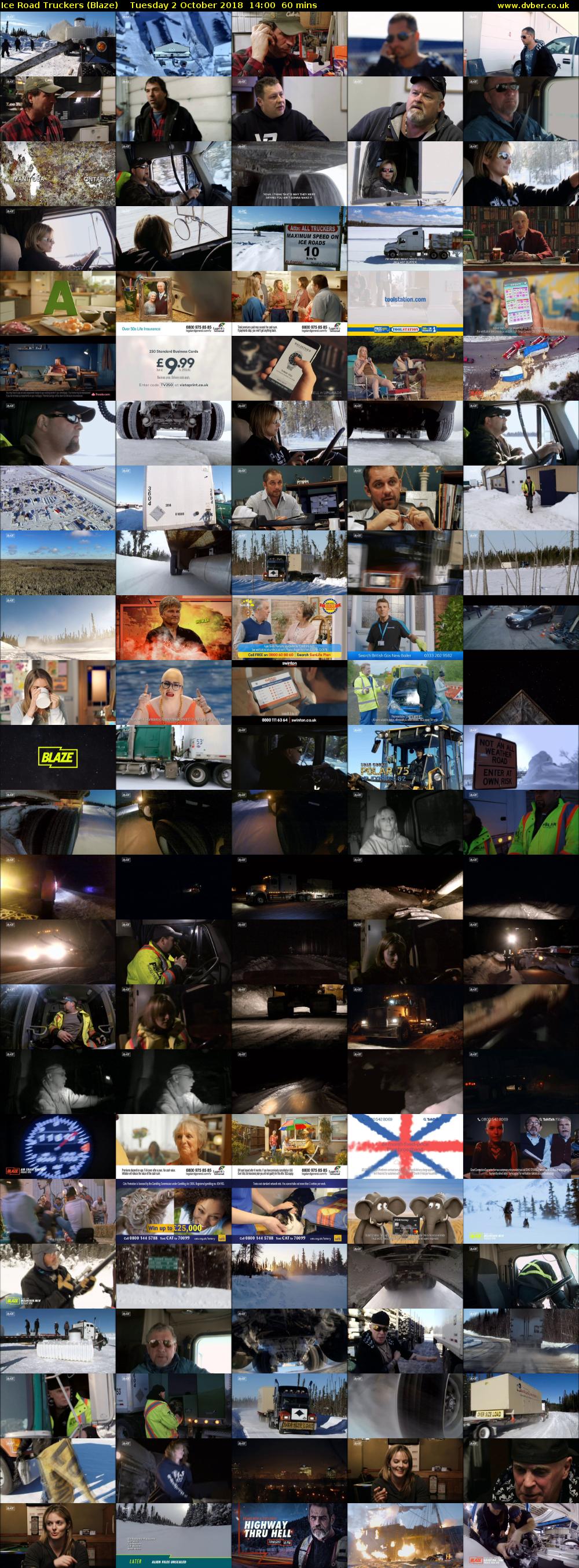 Ice Road Truckers (Blaze) Tuesday 2 October 2018 14:00 - 15:00