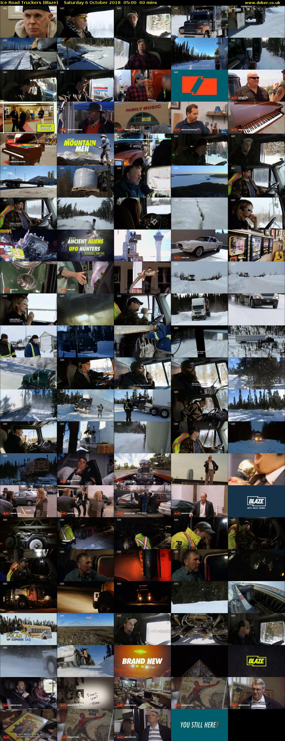 Ice Road Truckers (Blaze) Saturday 6 October 2018 05:00 - 06:00