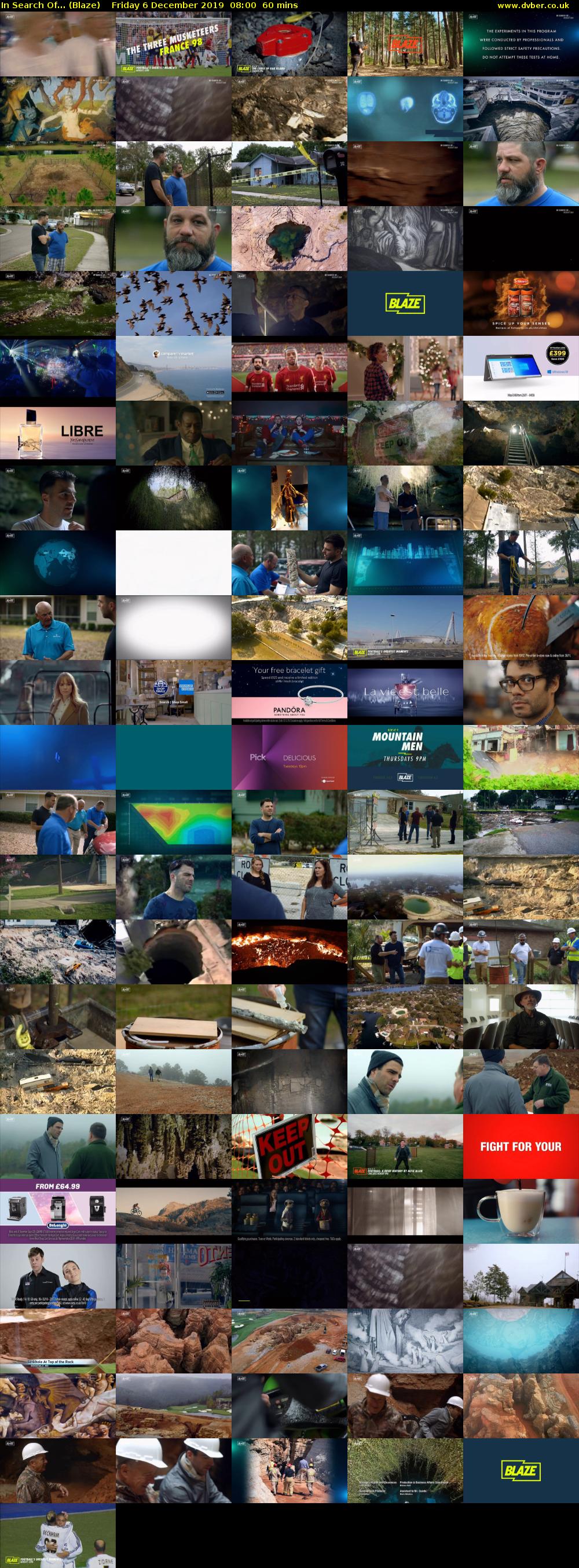 In Search Of... (Blaze) Friday 6 December 2019 08:00 - 09:00