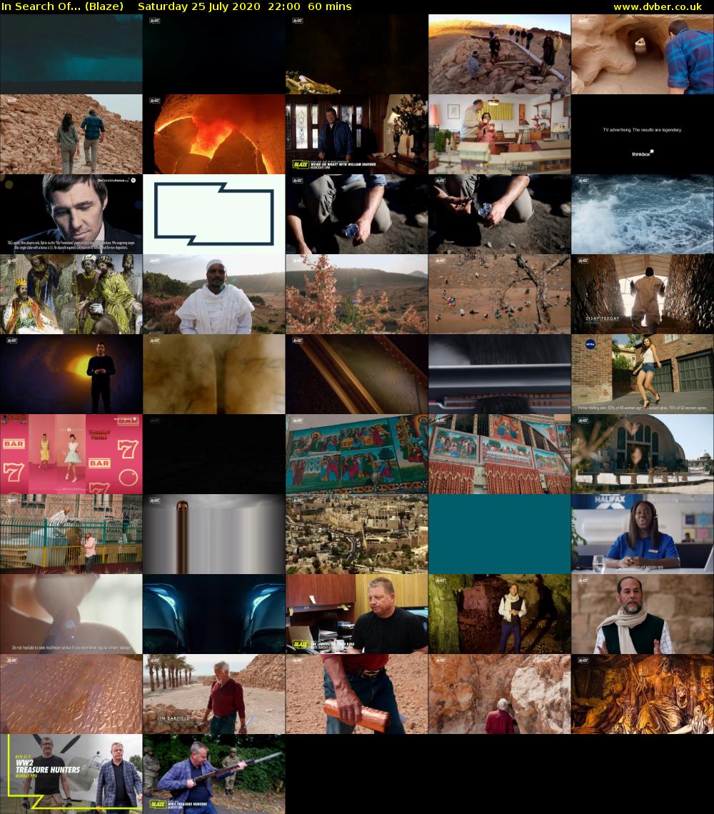 In Search Of... (Blaze) Saturday 25 July 2020 22:00 - 23:00