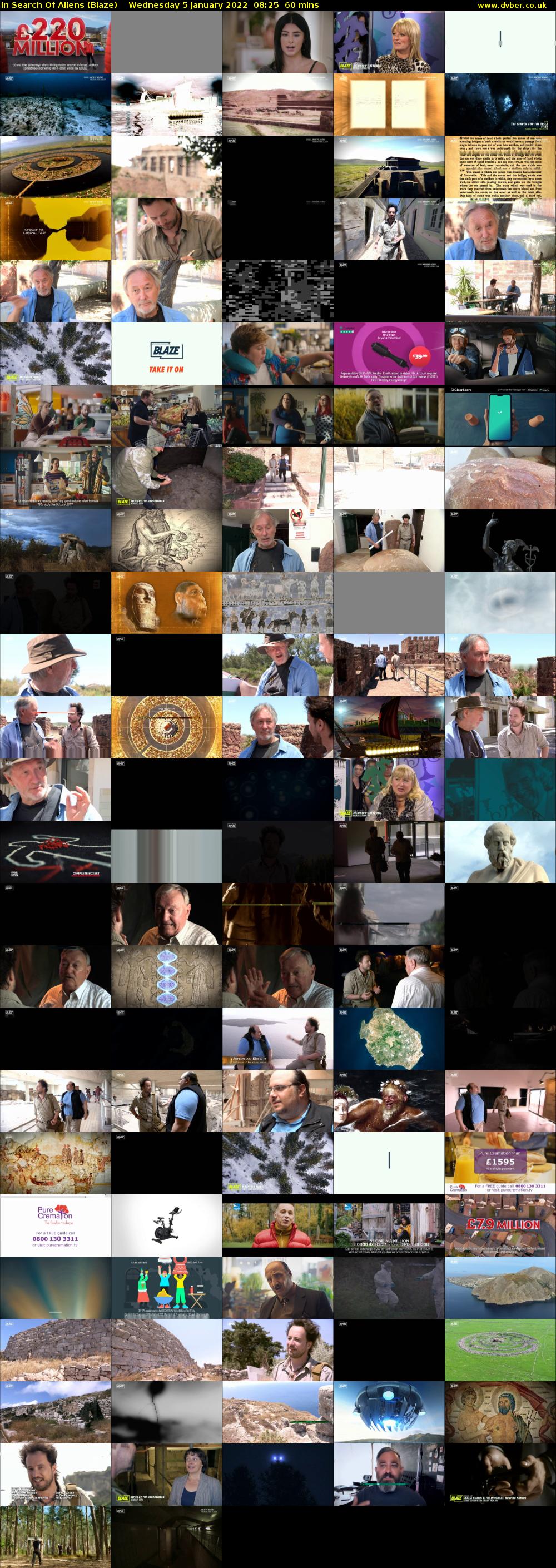 In Search Of Aliens (Blaze) Wednesday 5 January 2022 08:25 - 09:25