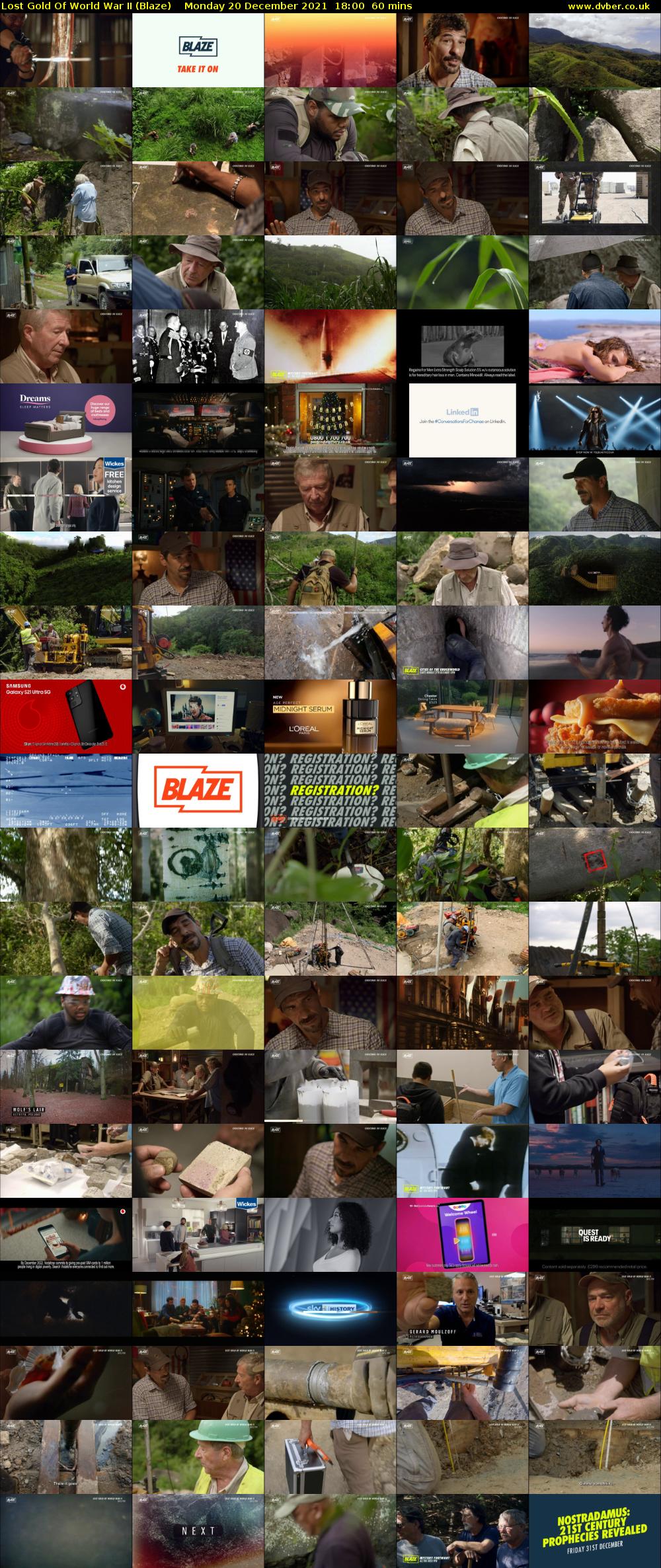 Lost Gold Of World War II (Blaze) Monday 20 December 2021 18:00 - 19:00