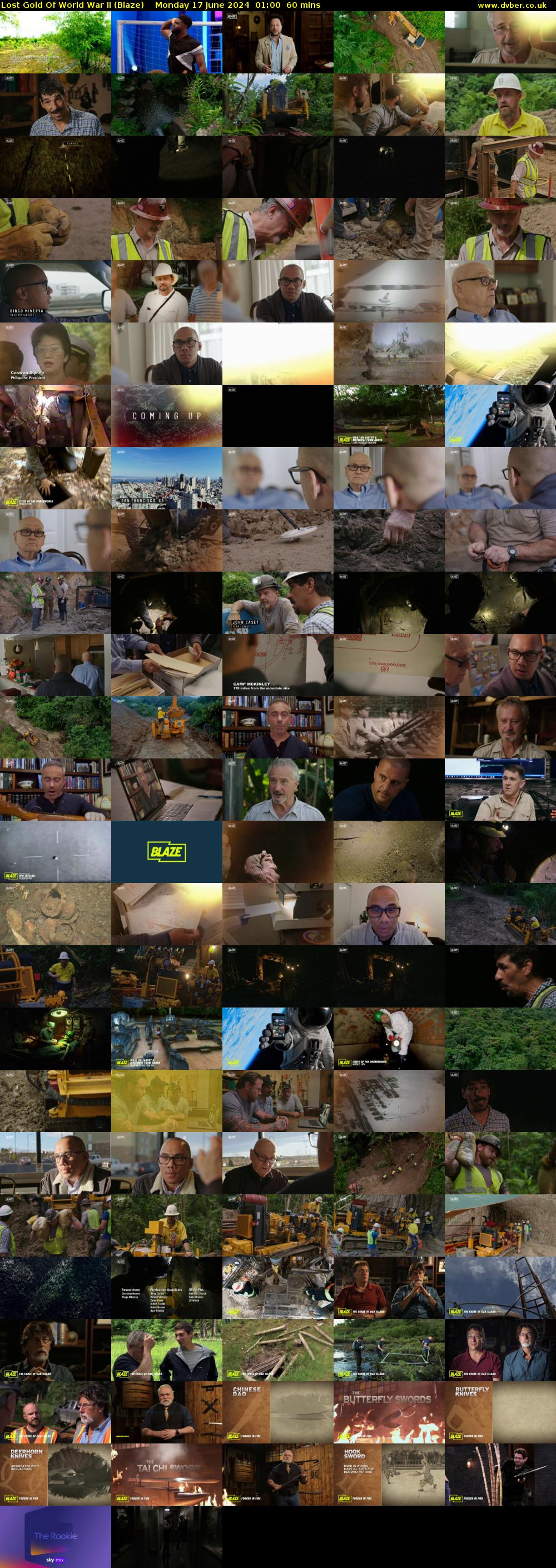 Lost Gold Of World War II (Blaze) Monday 17 June 2024 01:00 - 02:00
