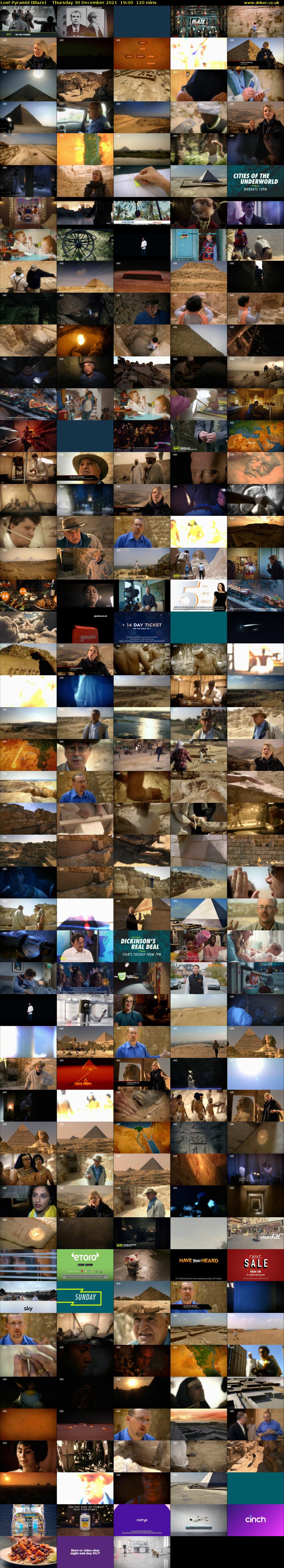 Lost Pyramid (Blaze) Thursday 30 December 2021 19:00 - 21:00