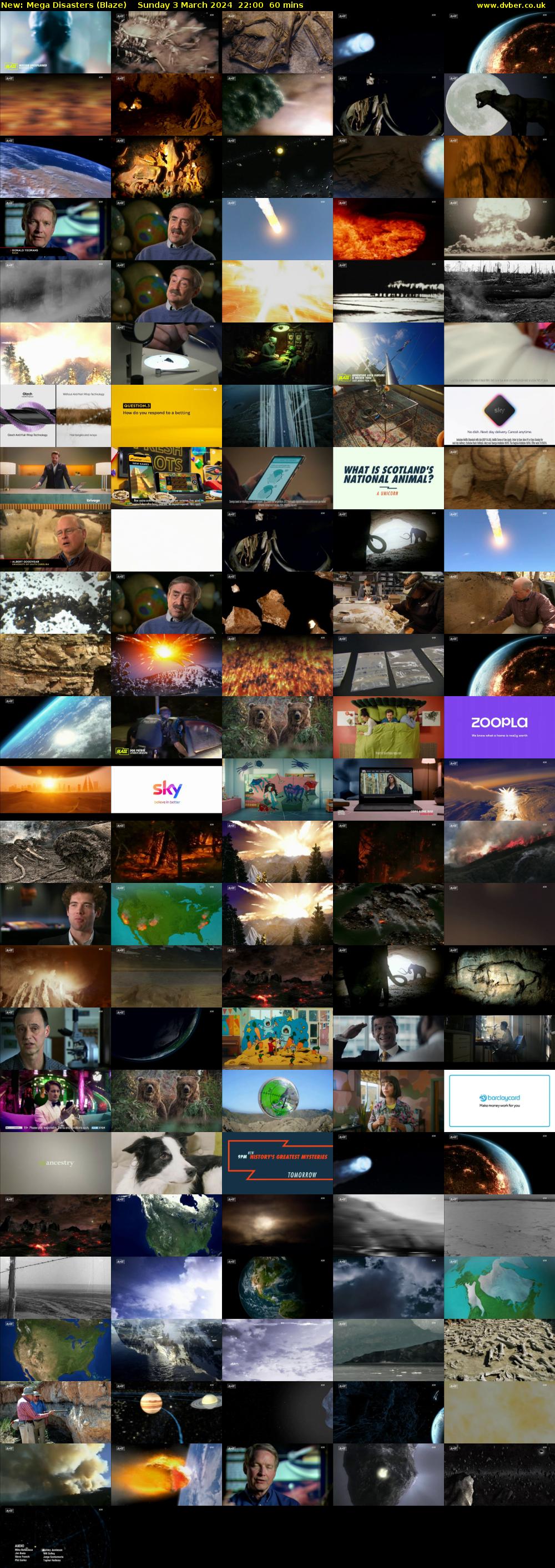 Mega Disasters (Blaze) Sunday 3 March 2024 22:00 - 23:00