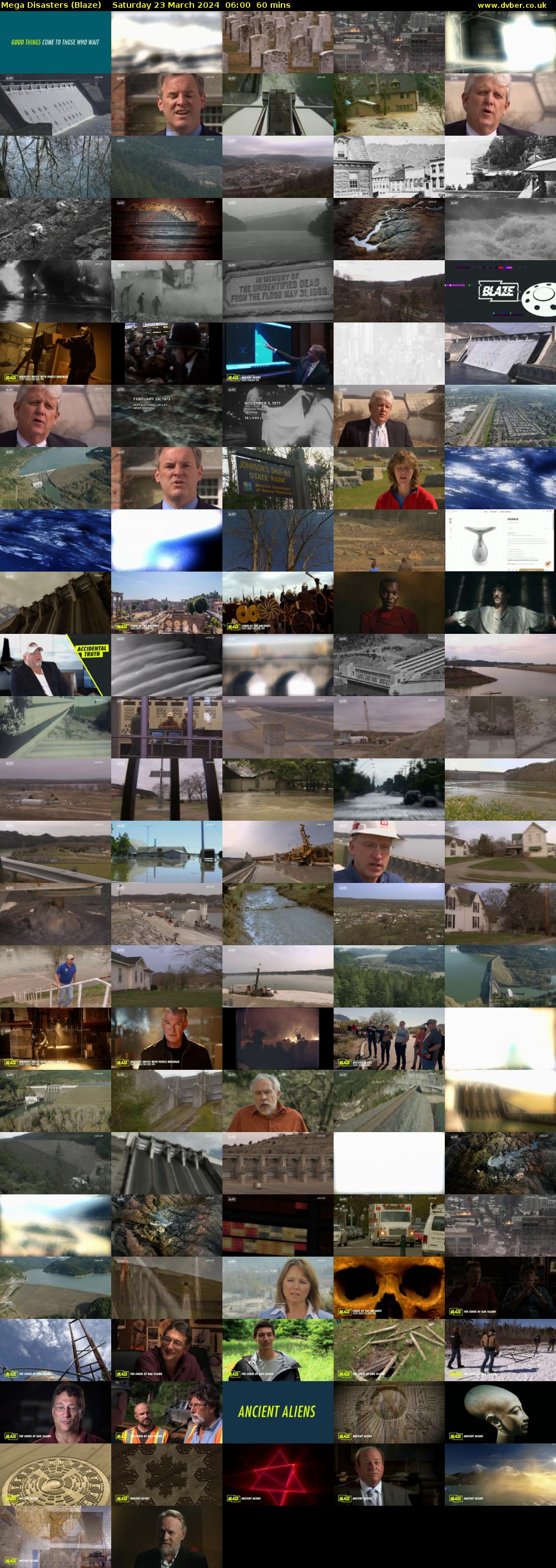 Mega Disasters (Blaze) Saturday 23 March 2024 06:00 - 07:00