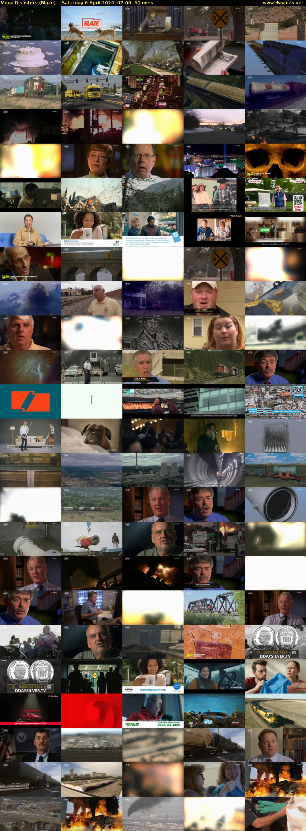Mega Disasters (Blaze) Saturday 6 April 2024 07:00 - 08:00