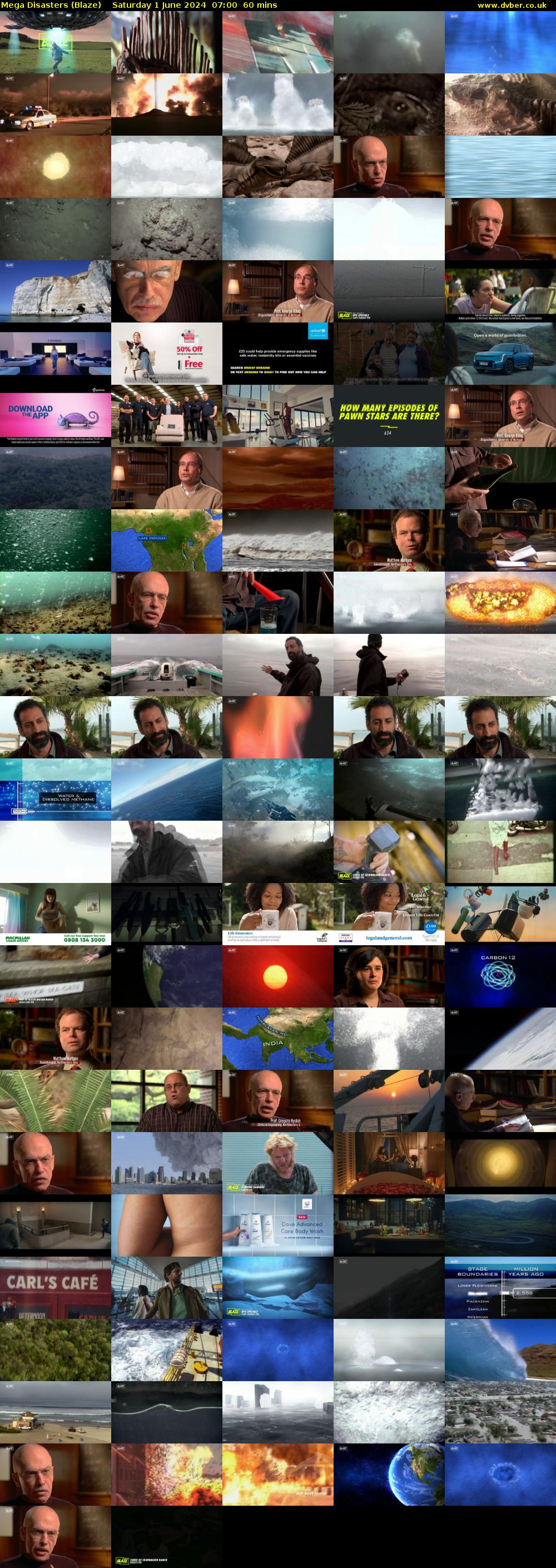 Mega Disasters (Blaze) Saturday 1 June 2024 07:00 - 08:00