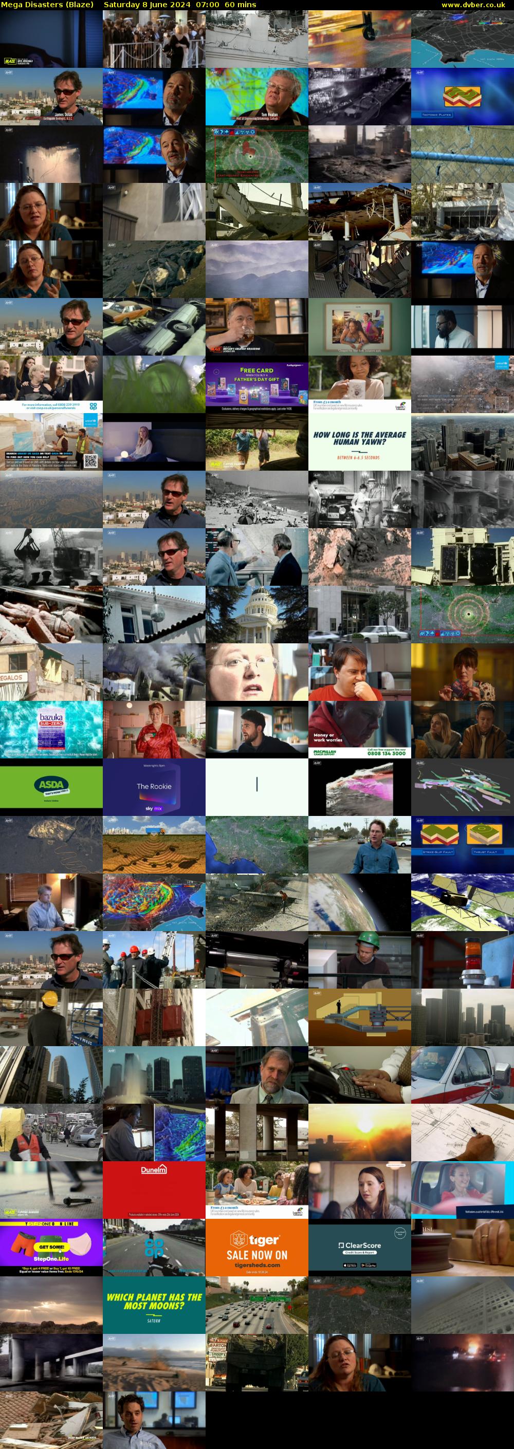 Mega Disasters (Blaze) Saturday 8 June 2024 07:00 - 08:00