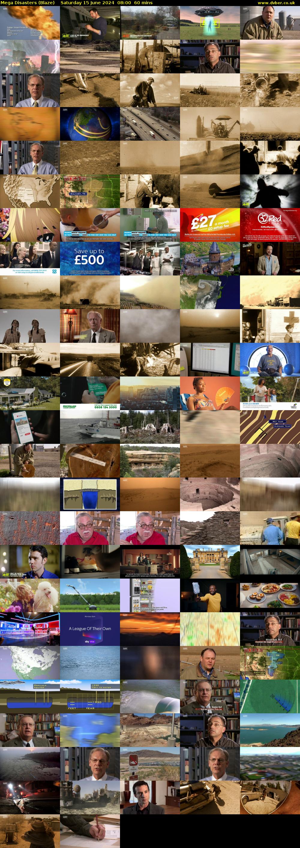 Mega Disasters (Blaze) Saturday 15 June 2024 08:00 - 09:00