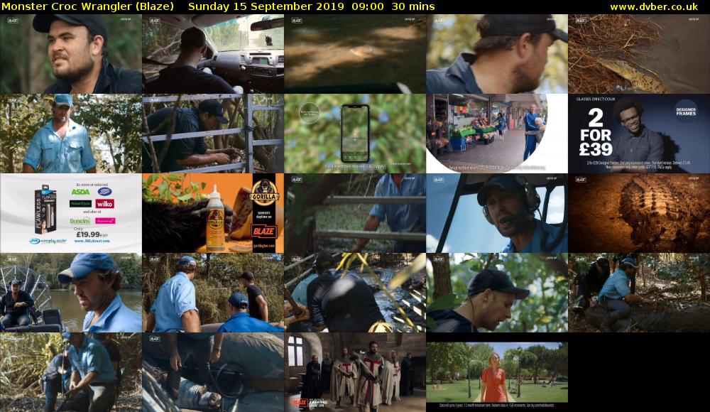Monster Croc Wrangler (Blaze) Sunday 15 September 2019 09:00 - 09:30