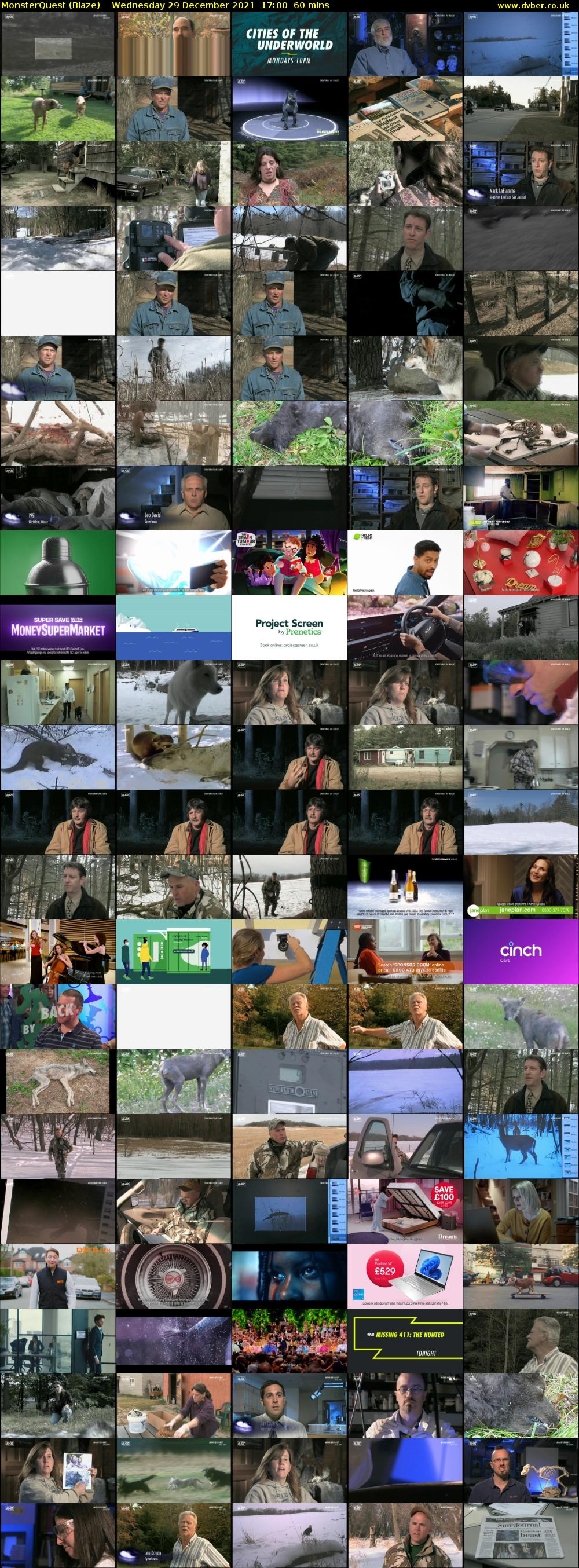 MonsterQuest (Blaze) Wednesday 29 December 2021 17:00 - 18:00