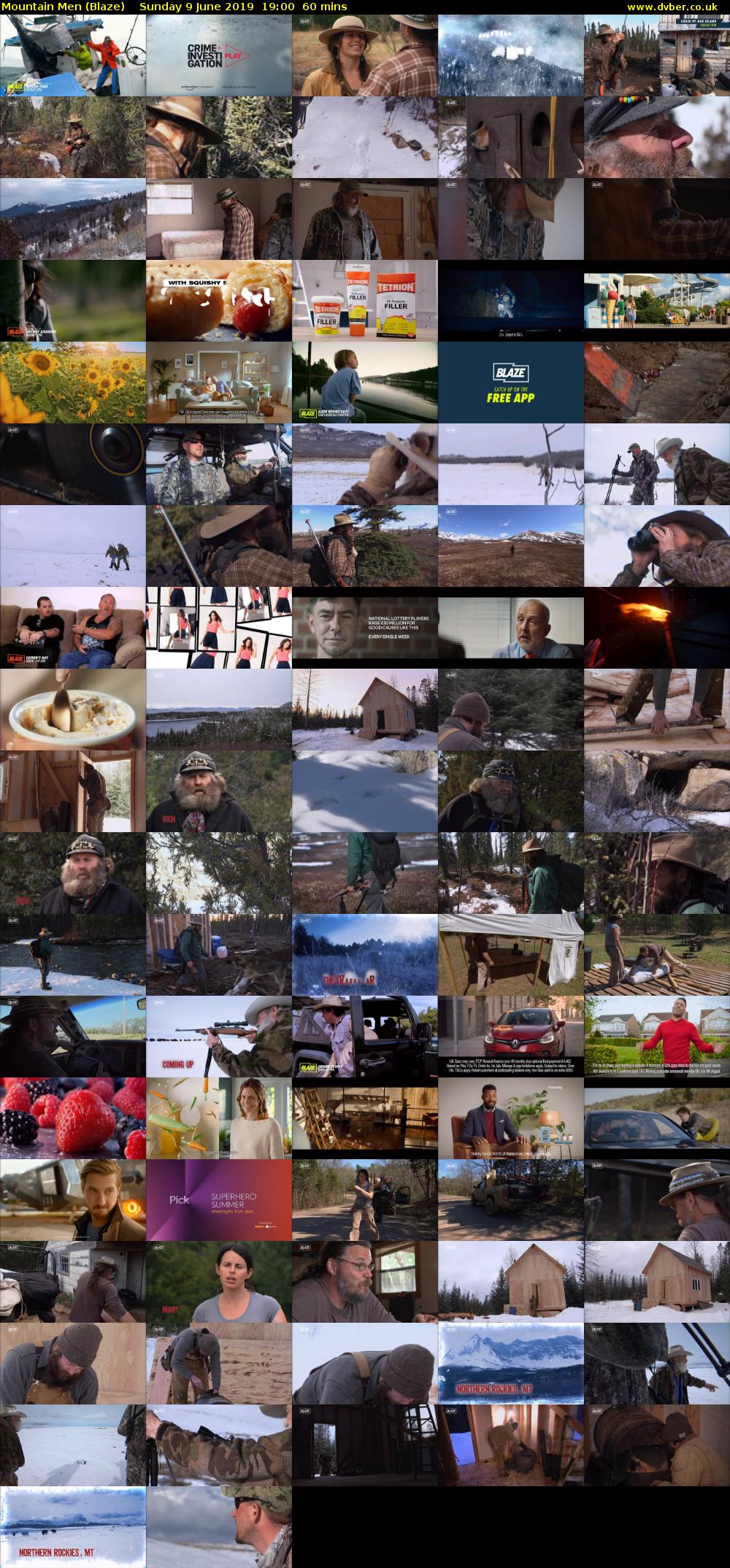 Mountain Men (Blaze) Sunday 9 June 2019 19:00 - 20:00