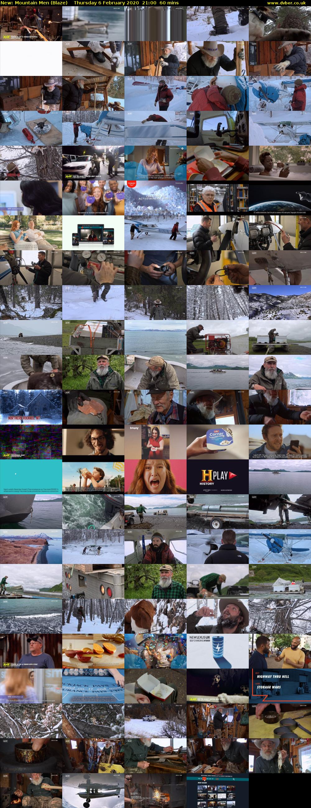 Mountain Men (Blaze) Thursday 6 February 2020 21:00 - 22:00
