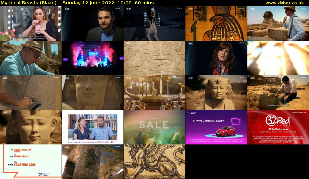 Mythical Beasts (Blaze) Sunday 12 June 2022 10:00 - 11:00