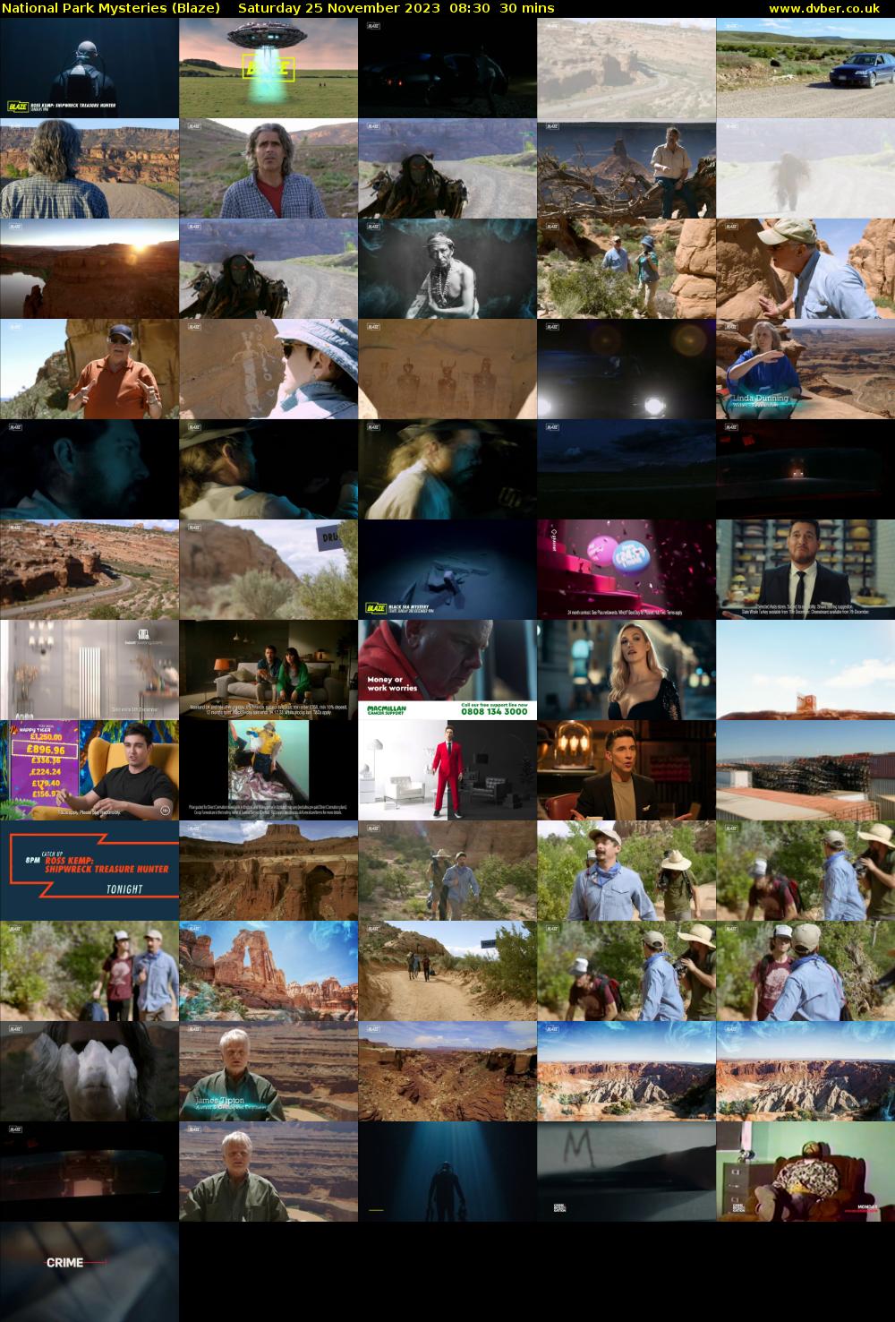 National Park Mysteries (Blaze) Saturday 25 November 2023 08:30 - 09:00