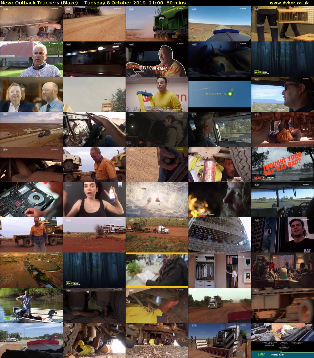 Outback Truckers (Blaze) Tuesday 8 October 2019 21:00 - 22:00