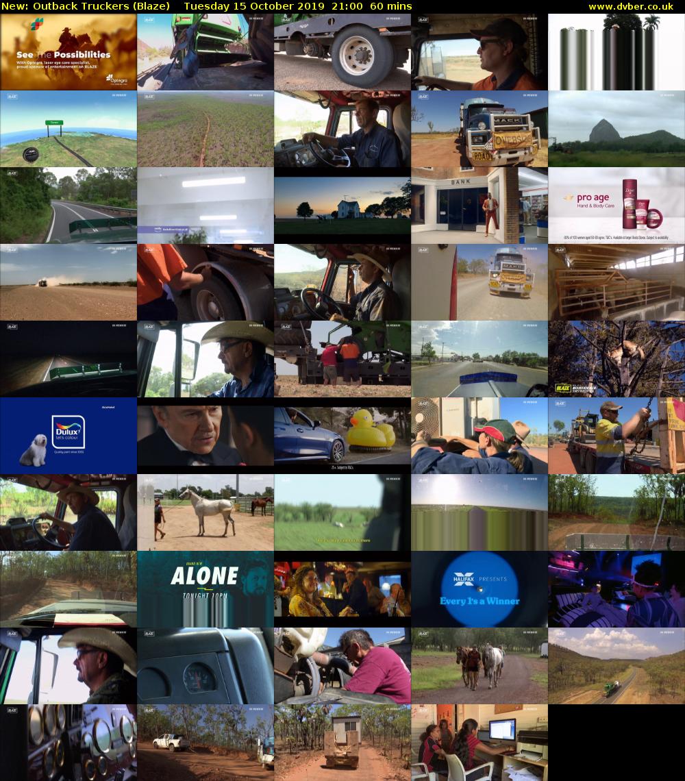 Outback Truckers (Blaze) Tuesday 15 October 2019 21:00 - 22:00