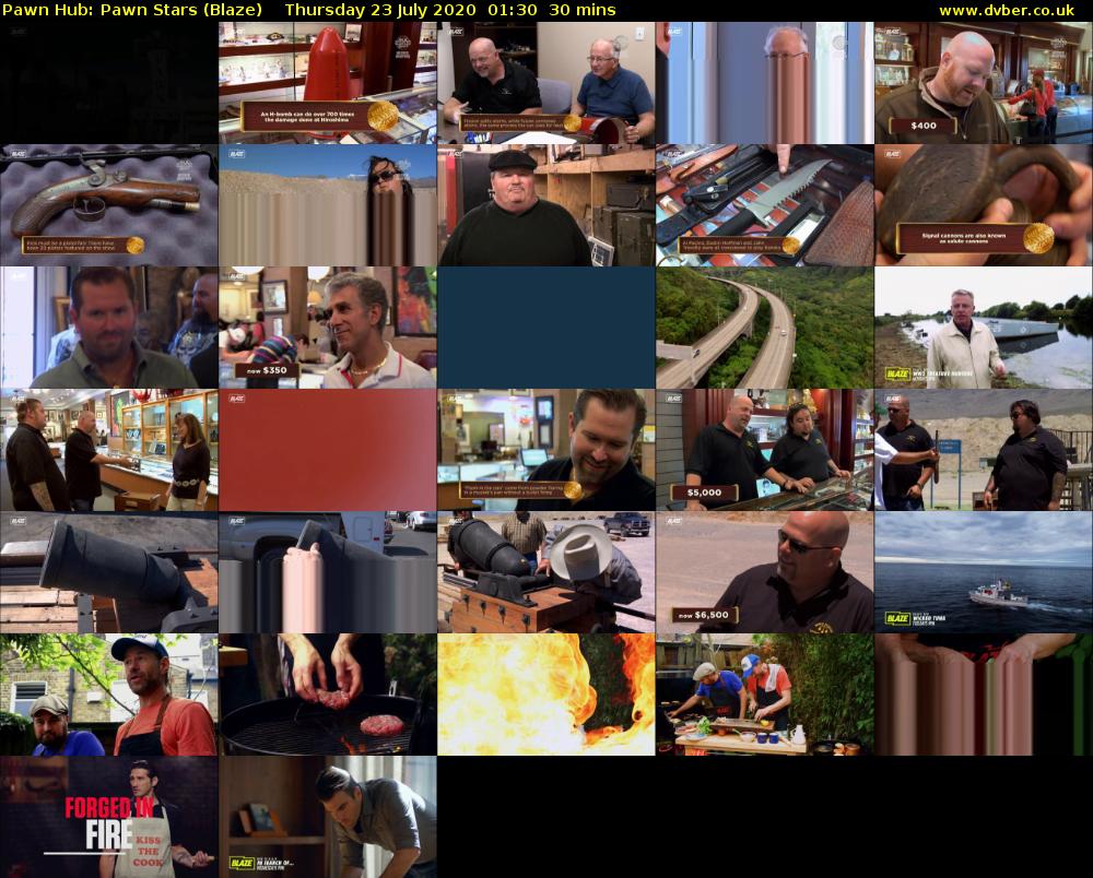 Pawn Hub: Pawn Stars (Blaze) Thursday 23 July 2020 01:30 - 02:00