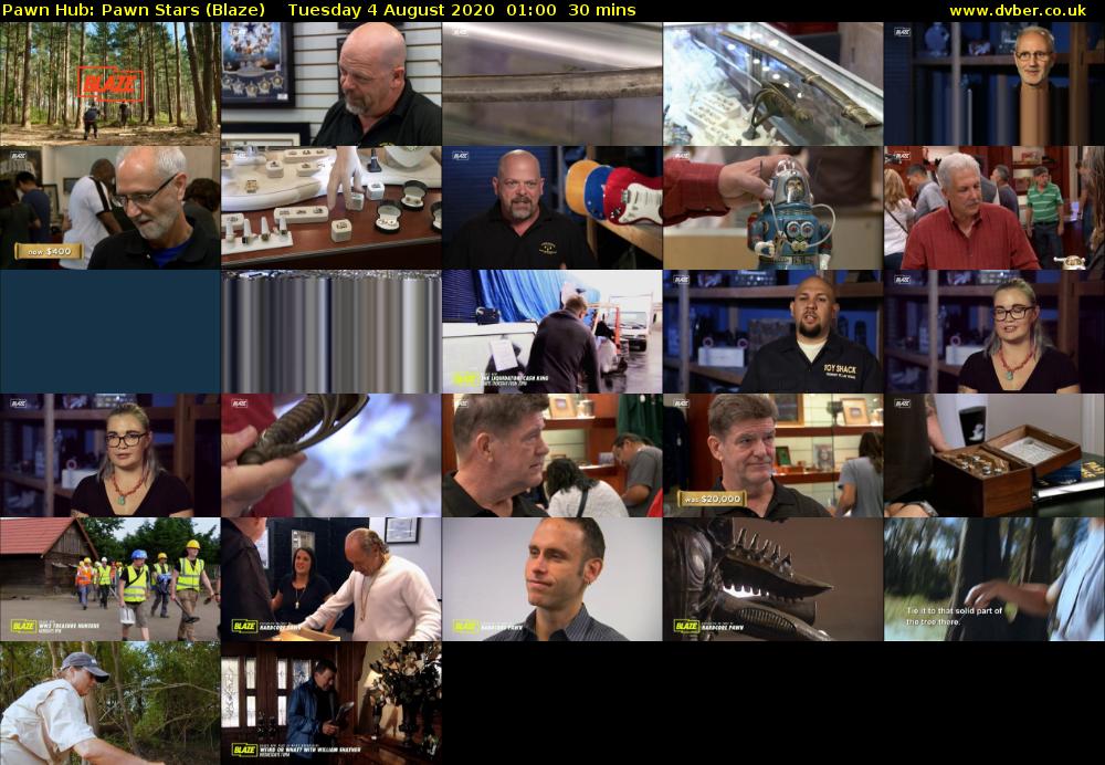 Pawn Hub: Pawn Stars (Blaze) Tuesday 4 August 2020 01:00 - 01:30
