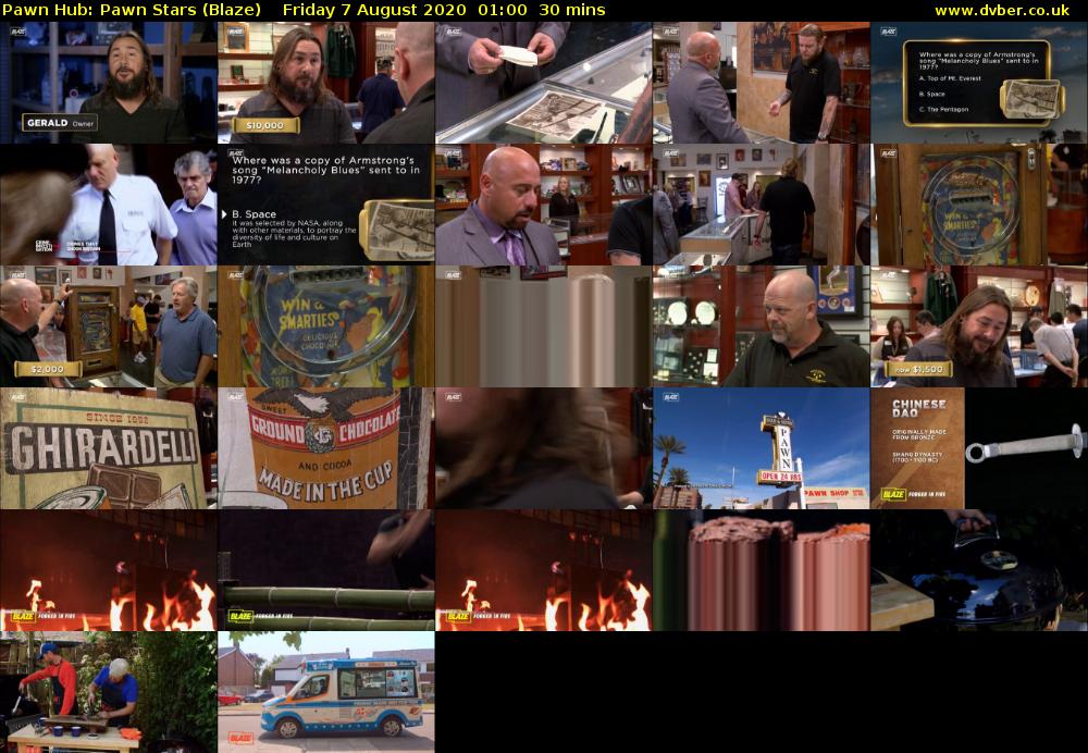 Pawn Hub: Pawn Stars (Blaze) Friday 7 August 2020 01:00 - 01:30