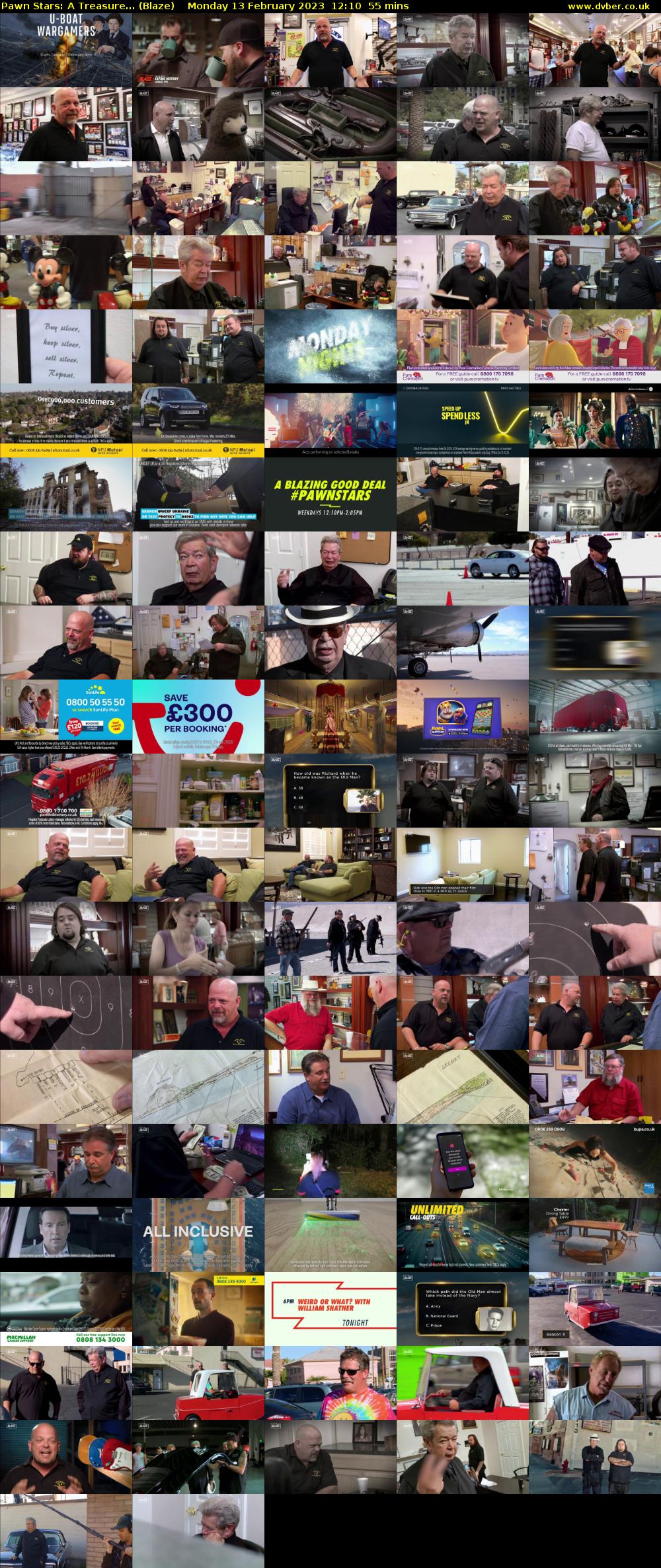 Pawn Stars: A Treasure... (Blaze) Monday 13 February 2023 12:10 - 13:05