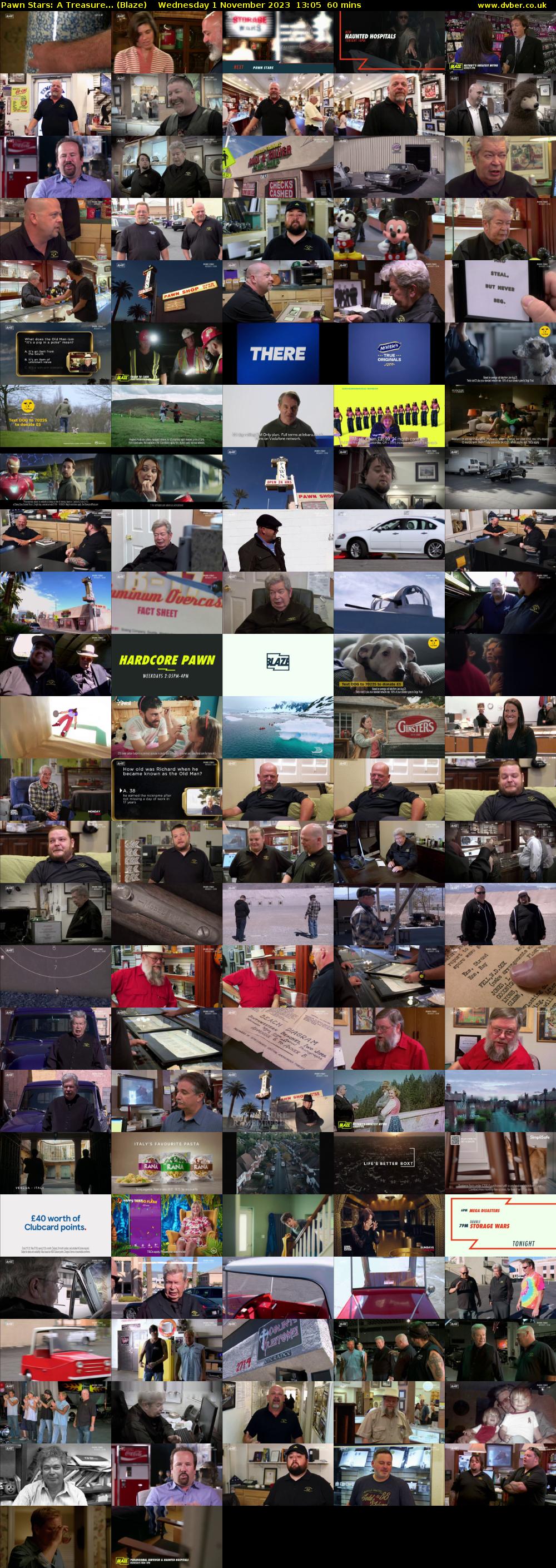 Pawn Stars: A Treasure... (Blaze) Wednesday 1 November 2023 13:05 - 14:05