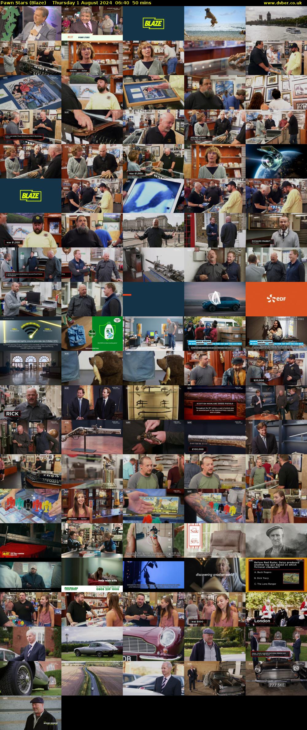 Pawn Stars (Blaze) Thursday 1 August 2024 06:40 - 07:30