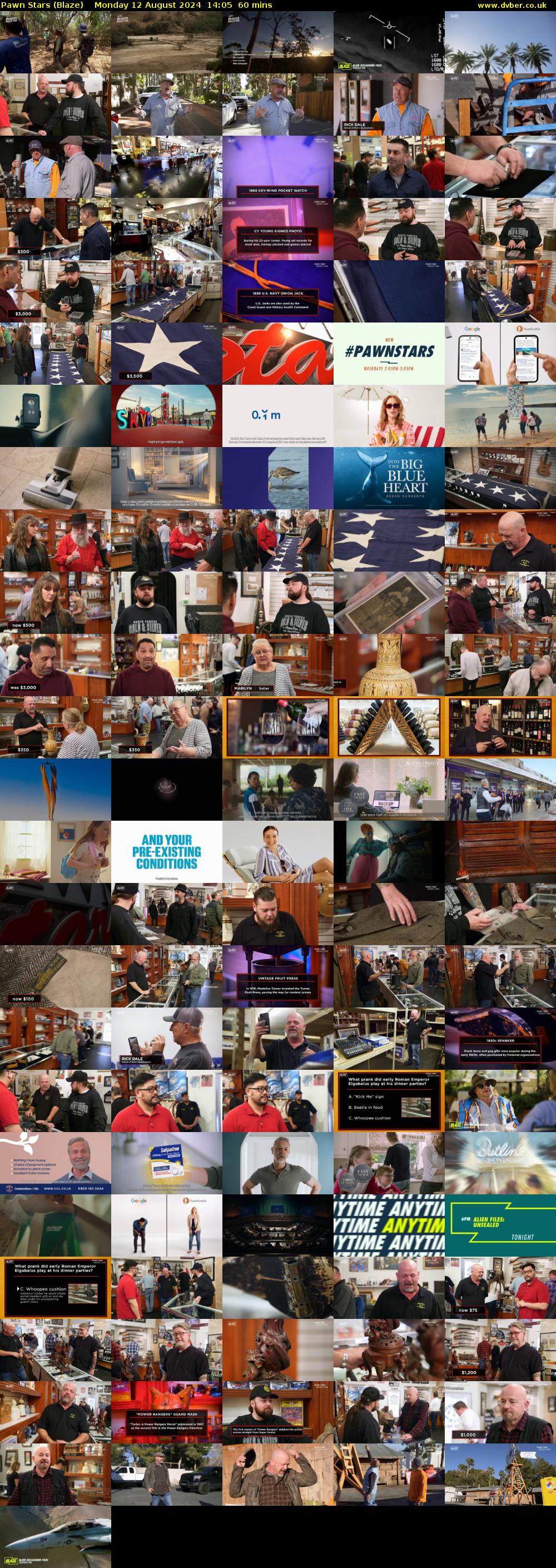 Pawn Stars (Blaze) Monday 12 August 2024 14:05 - 15:05