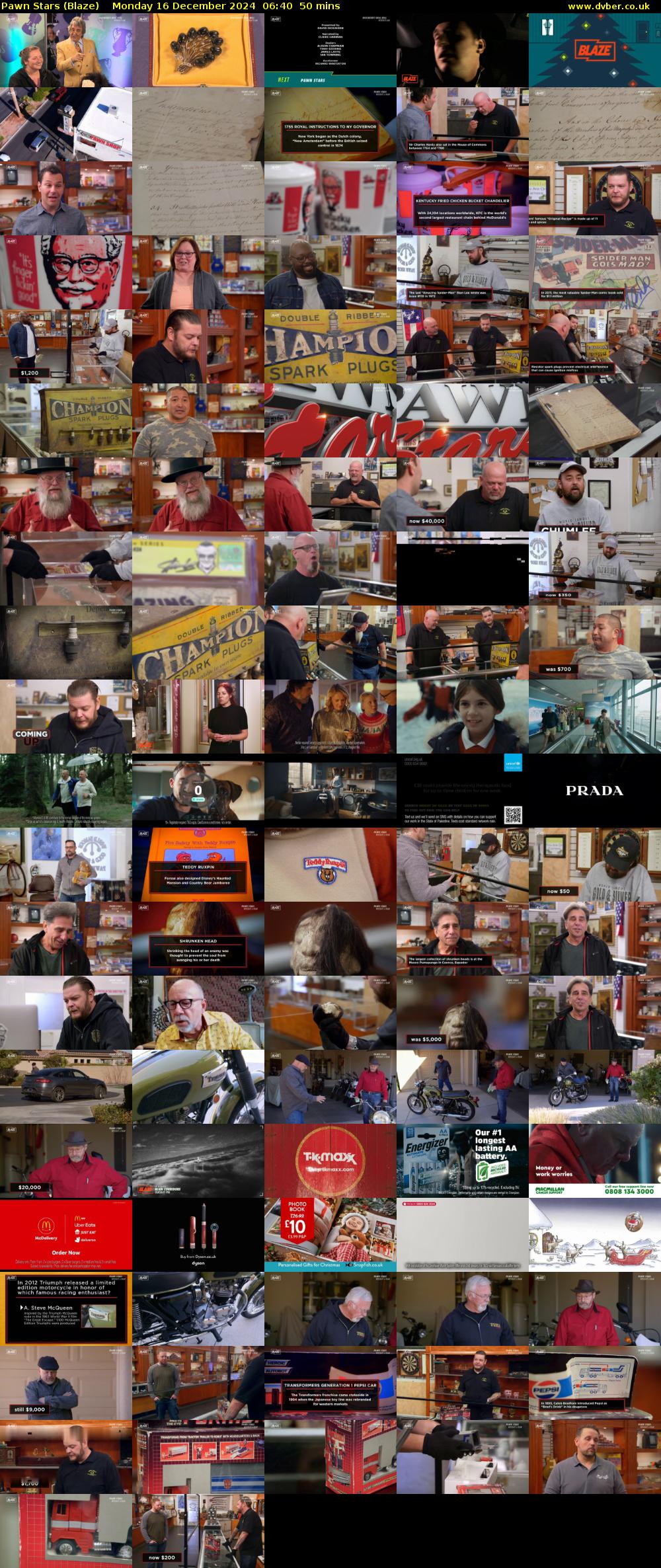 Pawn Stars (Blaze) Monday 16 December 2024 06:40 - 07:30