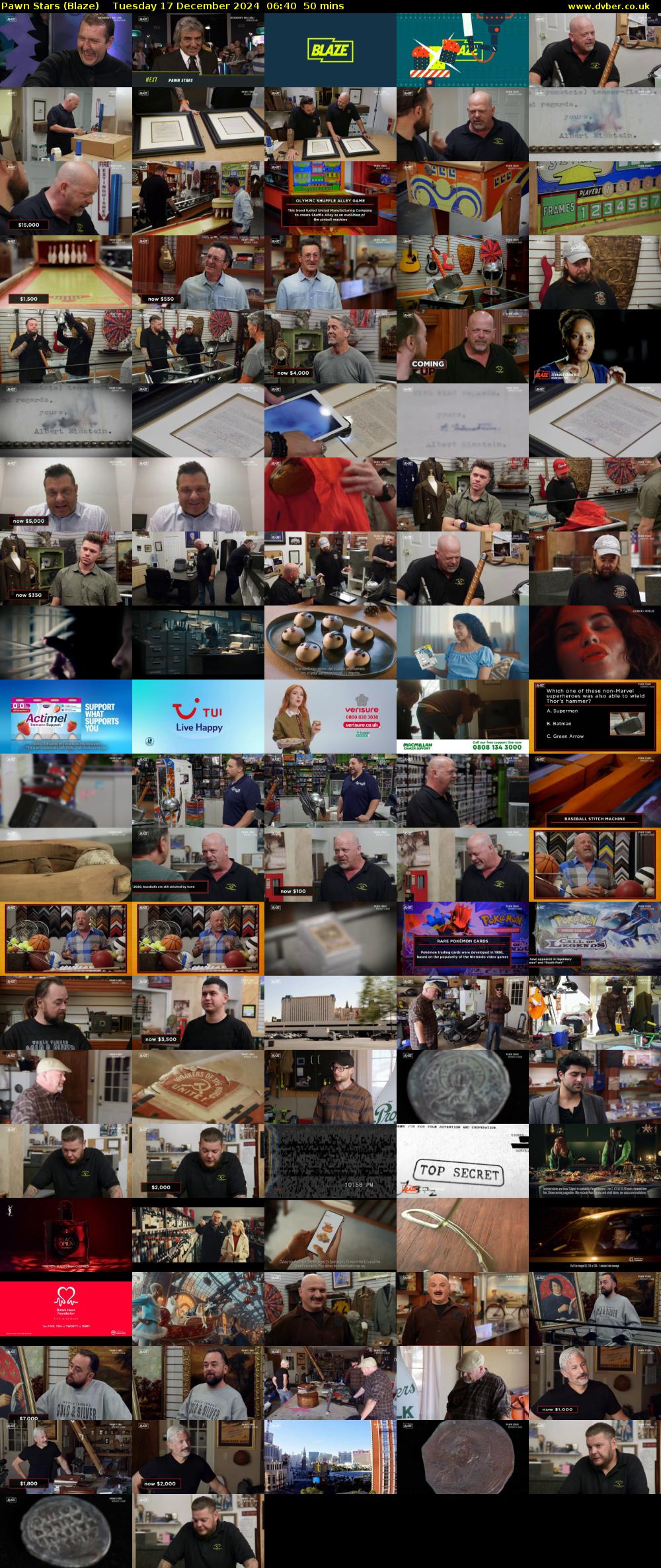 Pawn Stars (Blaze) Tuesday 17 December 2024 06:40 - 07:30