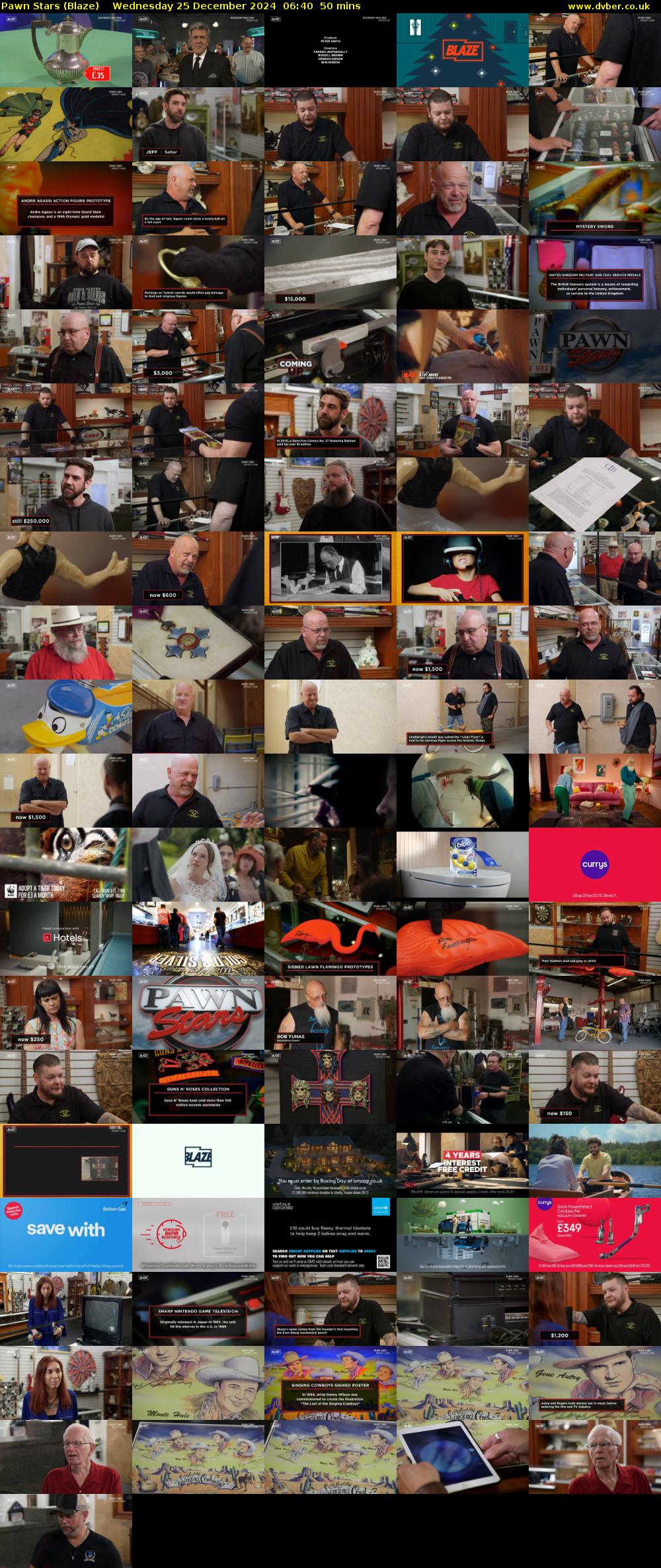 Pawn Stars (Blaze) Wednesday 25 December 2024 06:40 - 07:30