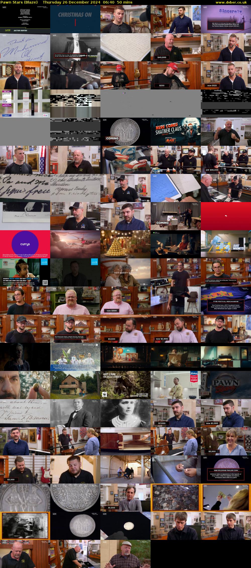 Pawn Stars (Blaze) Thursday 26 December 2024 06:40 - 07:30