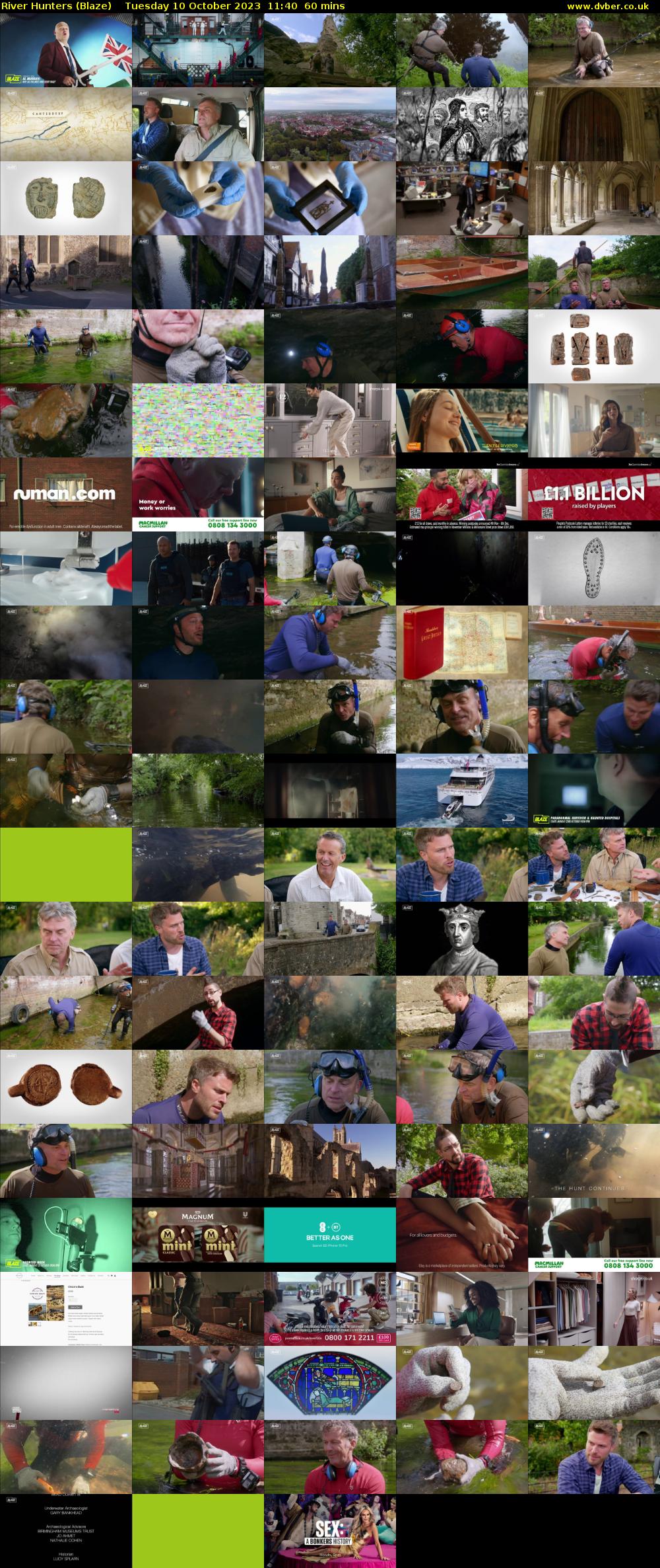 River Hunters (Blaze) Tuesday 10 October 2023 11:40 - 12:40